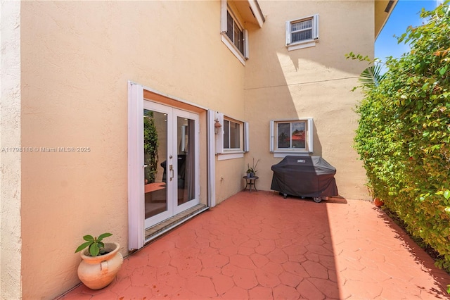631 NW 205th Ave, Pembroke Pines, FL 33029 - view of patio with area for grilling and french doors