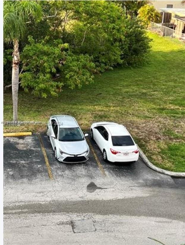 view of uncovered parking lot