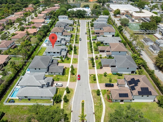 birds eye view of property featuring a residential view