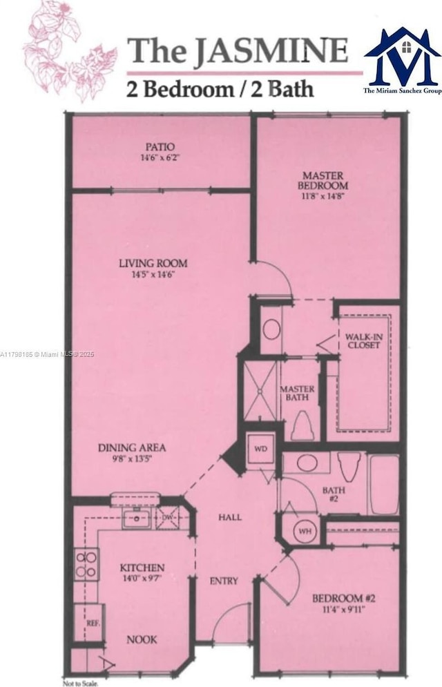 1401 SW 128th Ter Unit 305H, Pembroke Pines, FL 33027 - floor plan