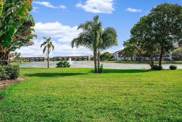 1401 SW 128th Ter Unit 305H, Pembroke Pines, FL 33027 - view of yard featuring a water view