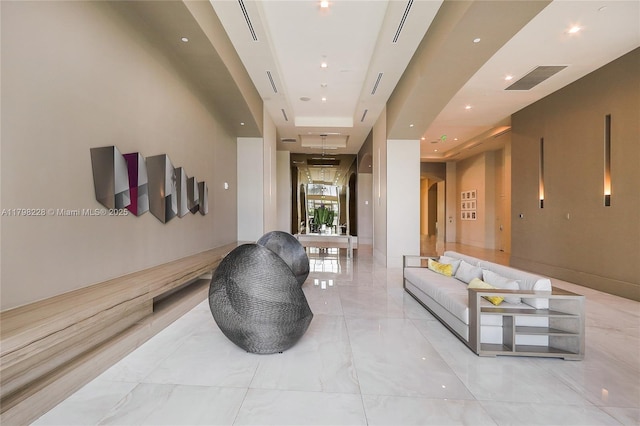 common area featuring visible vents