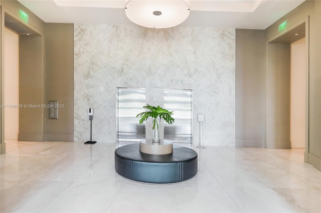 view of community lobby