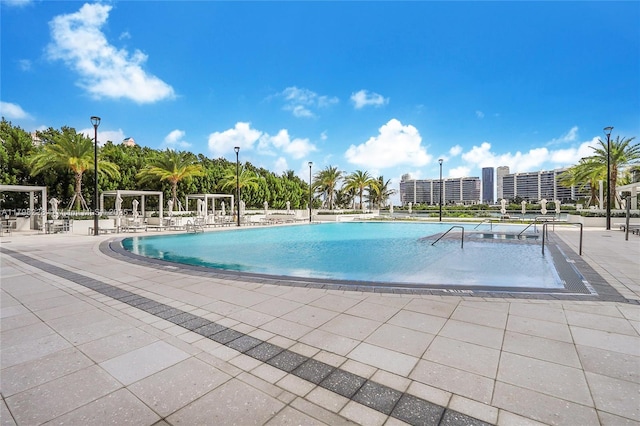 view of pool