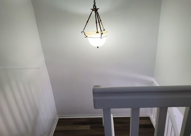 6101 NW 114th Ct Unit 124, Doral, FL 33178 - staircase with wood finished floors and baseboards