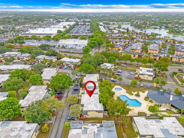 8425 SW 137th Ave Unit 8425, Miami, FL 33183 - aerial view of property's location with a large body of water and a pool