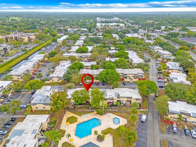 8425 SW 137th Ave Unit 8425, Miami, FL 33183 - aerial view of property and surrounding area with a pool area
