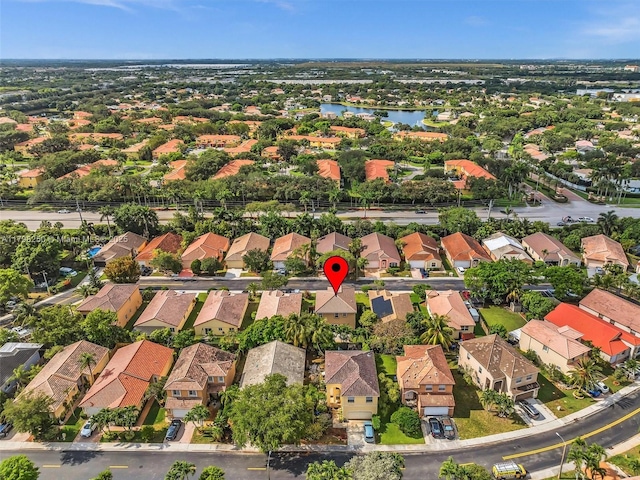 10273 SW 16th Ct, Pembroke Pines, FL 33025 - aerial view of residential area featuring a large body of water
