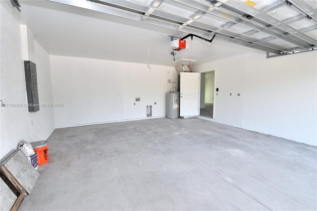 4463 60th Ave NE, Naples, FL 34120 - garage with water heater, electric panel, and a garage door opener