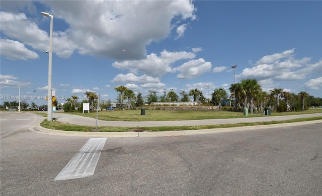 4463 60th Ave NE, Naples, FL 34120 - view of asphalt road featuring street lights, sidewalks, and curbs