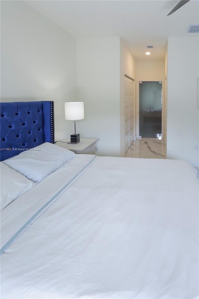 4962 NW 83rd Path Unit 4962, Doral, FL 33166 - bedroom with marble finish flooring and recessed lighting