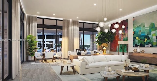 4962 NW 83rd Path Unit 4962, Doral, FL 33166 - lobby with recessed lighting, expansive windows, and a high ceiling