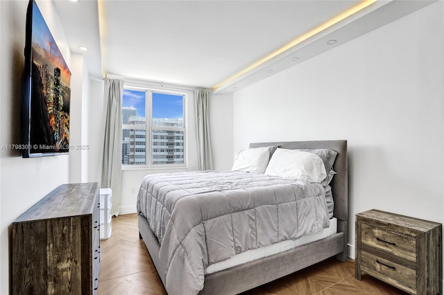 1980 S Ocean Dr Unit 19H, Hallandale Beach, FL 33009 - bedroom with recessed lighting and baseboards
