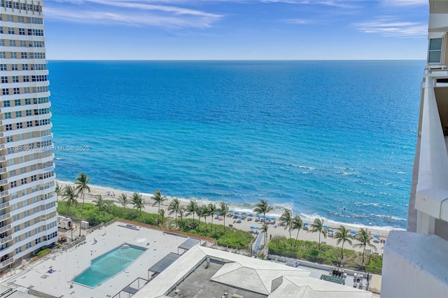 1980 S Ocean Dr Unit 19H, Hallandale Beach, FL 33009 - water view featuring local beach
