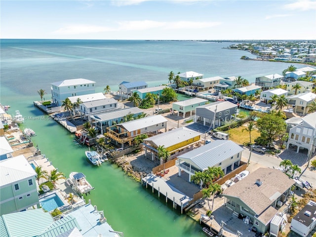 bird's eye view of a large body of water