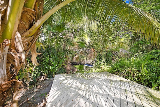 view of deck