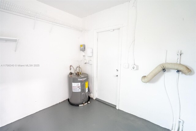 3531 NW 26th St, Lauderdale Lakes, FL 33311 - utility room featuring electric water heater