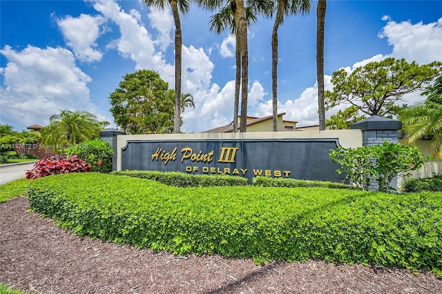 14030 Nesting Way Unit D, Delray Beach, FL 33484 - view of community / neighborhood sign