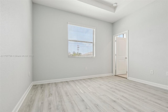 28625 SW 132nd Ct, Homestead, FL 33033 - spare room featuring light wood-style floors and baseboards