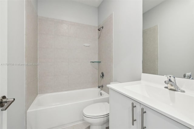 28625 SW 132nd Ct, Homestead, FL 33033 - full bath with  shower combination, toilet, and vanity