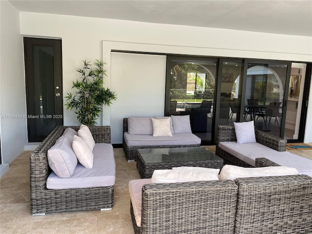 view of living area
