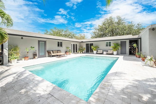 2221 N 46th Ave, Hollywood, FL 33021 - outdoor pool featuring french doors and a patio