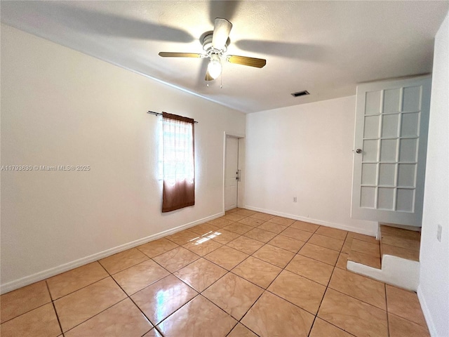 6211 NW 37th Ter, Virginia Gardens, FL 33166 - unfurnished room featuring ceiling fan and light tile patterned floors