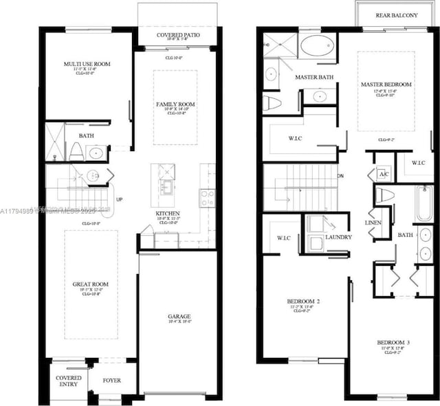17545 SW 150th Ct, Miami, FL 33187 - property floor plan