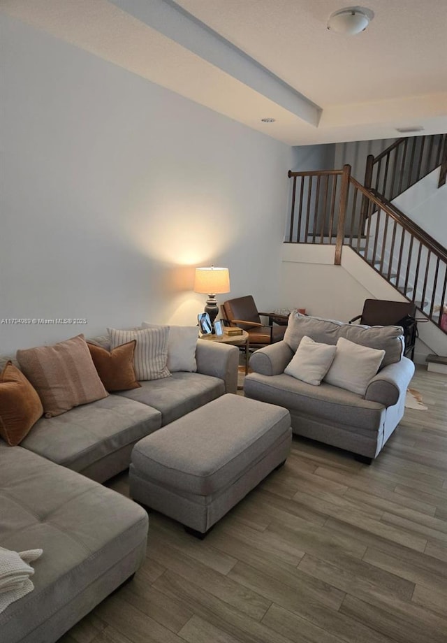 17545 SW 150th Ct, Miami, FL 33187 - living area featuring wood finished floors