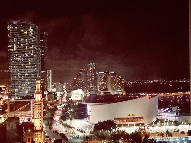 253 NE 2nd St Unit 2201, Miami, FL 33132 - view of city featuring a view of city lights