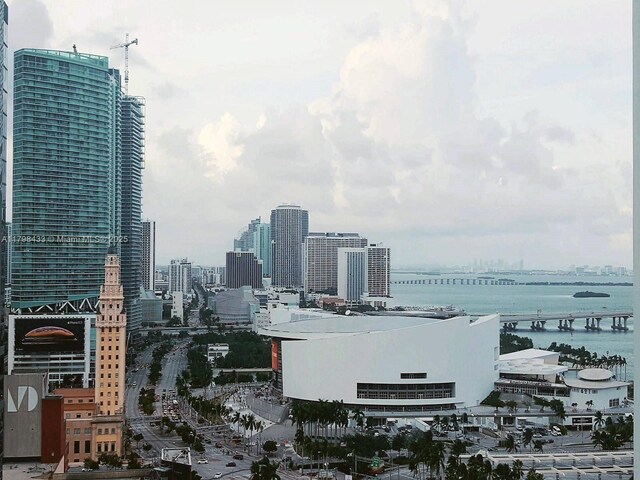 253 NE 2nd St Unit 2201, Miami, FL 33132 - city view featuring a large body of water