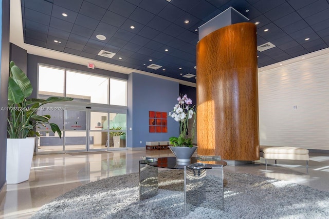 6365 Collins Ave Unit 3202, Miami Beach, FL 33141 - lobby featuring a towering ceiling