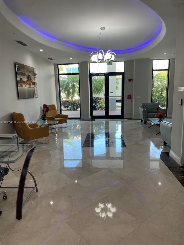 2301 SW 27th Ave Unit 802, Miami, FL 33145 - lobby with floor to ceiling windows
