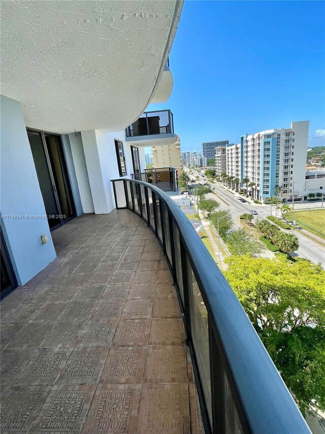 2301 SW 27th Ave Unit 802, Miami, FL 33145 - balcony featuring a city view