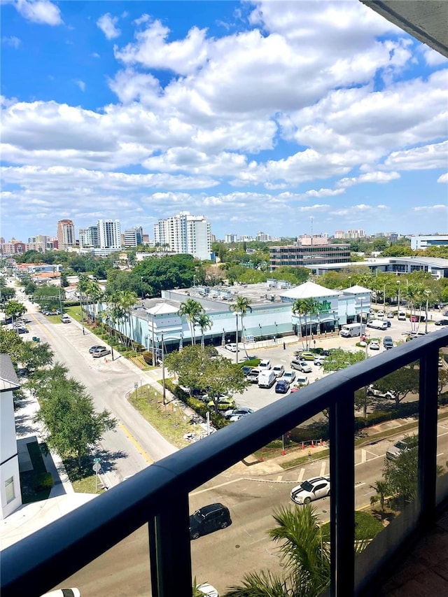 2301 SW 27th Ave Unit 802, Miami, FL 33145 - balcony with a city view