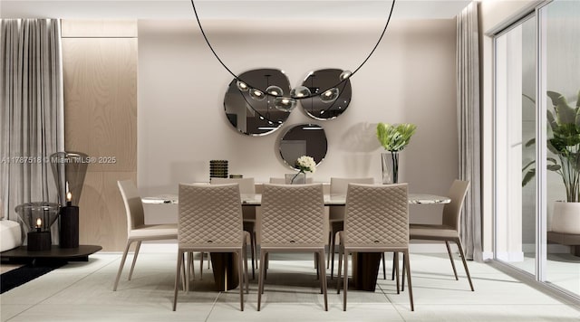 3944 NE 194th Trl, Sunny Isles Beach, FL 33160 - dining space featuring a chandelier