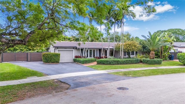 10921 SW 102nd Ct, Miami, FL 33176 - view of front of home with stucco siding, an attached garage, and driveway