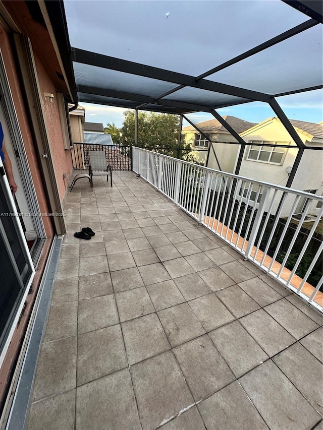 view of patio / terrace featuring a balcony