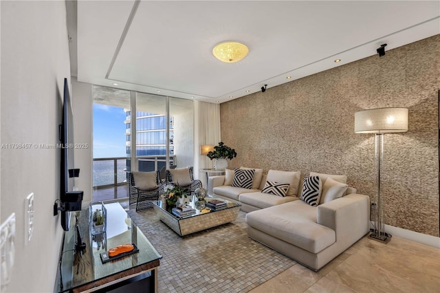 15811 Collins Ave Unit 2506, Sunny Isles Beach, FL 33160 - living area featuring floor to ceiling windows