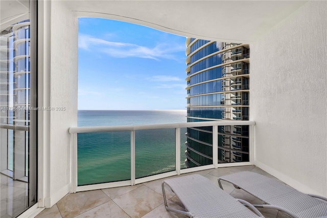 15811 Collins Ave Unit 2506, Sunny Isles Beach, FL 33160 - balcony featuring a water view