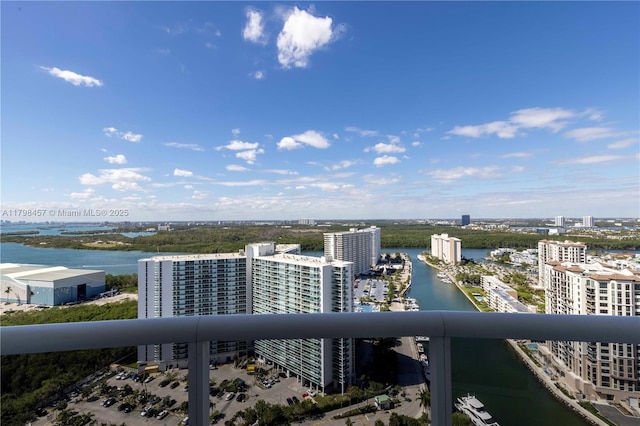 15811 Collins Ave Unit 2506, Sunny Isles Beach, FL 33160 - water view featuring nearby urban area
