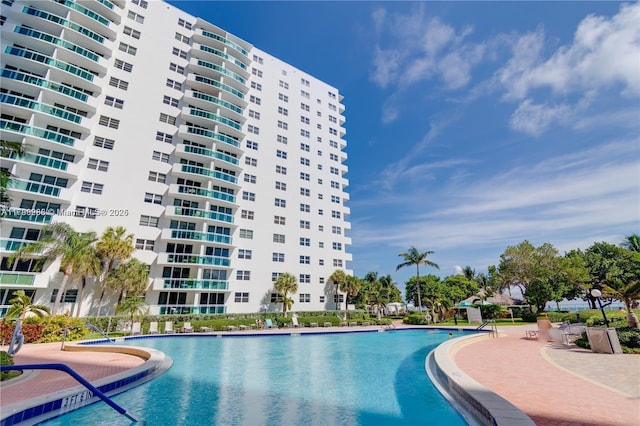 view of community pool