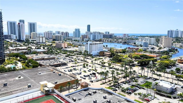 1745 E Hallandale Beach Blvd Unit 2007W, Hallandale Beach, FL 33009 - view of city skyline featuring a nearby body of water
