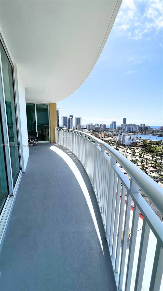 1745 E Hallandale Beach Blvd Unit 2007W, Hallandale Beach, FL 33009 - balcony featuring a view of city