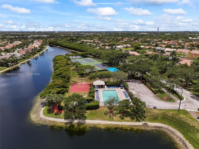 1199 NW 166th Ave, Pembroke Pines, FL 33028 - aerial view of a nearby body of water and a pool