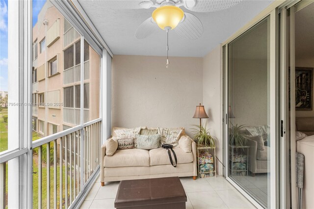 2541 N Nob Hill Rd Unit 205, Sunrise, FL 33322 - balcony featuring a ceiling fan