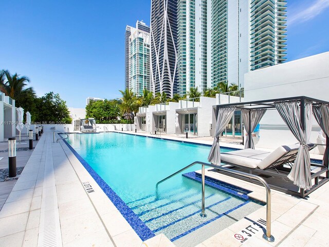 851 NE 1st Ave Unit Ph5011, Miami, FL 33132 - community pool featuring a patio