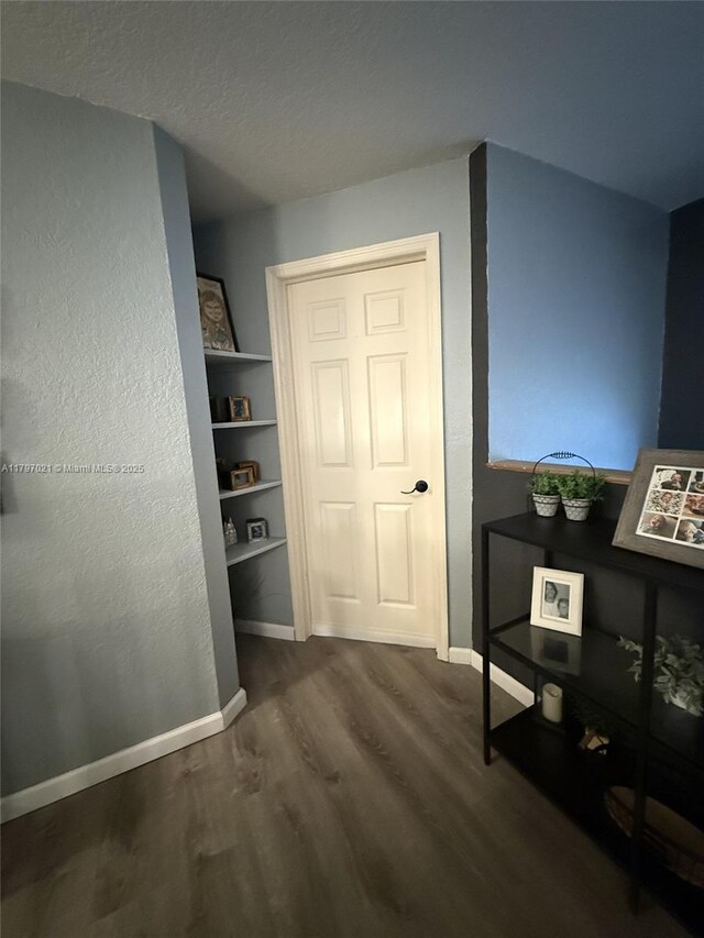 238 Magnolia Ave, Davie, FL 33325 - interior space with dark wood-style floors and baseboards