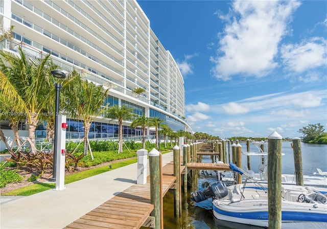 1180 N Federal Hwy Unit 1407, Fort Lauderdale, FL 33304 - dock area with a water view