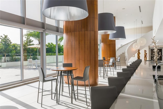 1180 N Federal Hwy Unit 1407, Fort Lauderdale, FL 33304 - community lobby featuring stairs